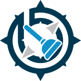 Trade logo of Plumbing featuring a Plumber over the bavts logo