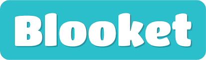 blooket blooket logo in blue